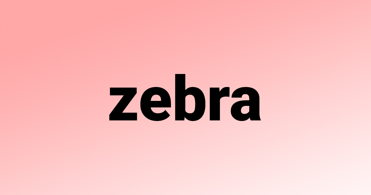 Zebra- Método das 28 palavras