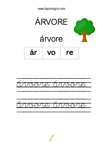 Árvore, ficha pdf nº1