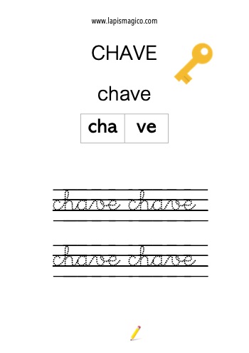 Chave, ficha pdf nº1