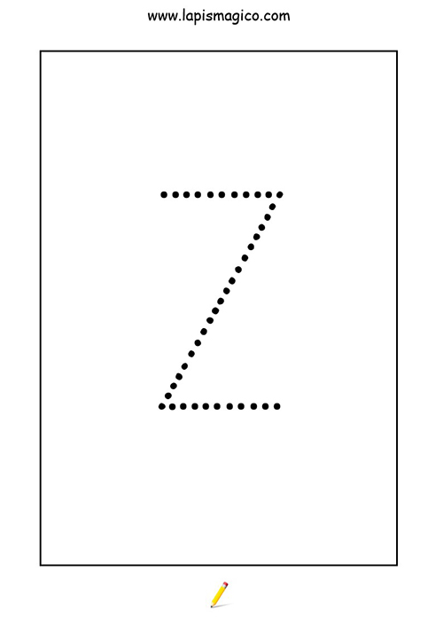 Letra Z, ficha pdf nº1