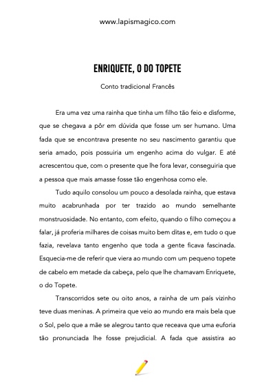 Enriquete, o do Topete, ficha pdf nº1