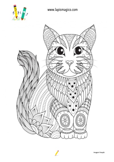 Desenhos de gatinhos fofinhos para colorir, ficha pdf nº1