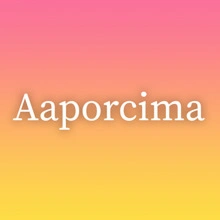Aaporcima