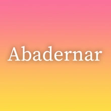 Abadernar
