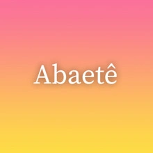 Abaetê