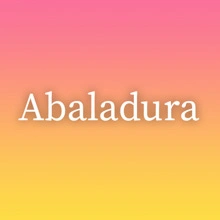 Abaladura