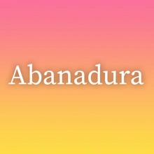 Abanadura