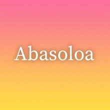 Abasoloa