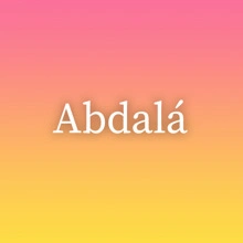 Abdalá