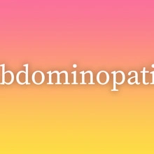 Abdominopatia