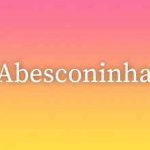 Abesconinha