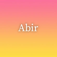 Abir
