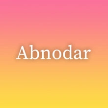 Abnodar