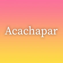 Acachapar