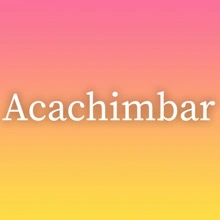 Acachimbar
