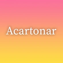 Acartonar