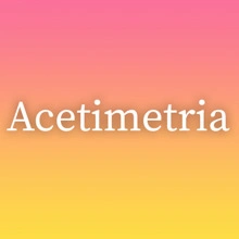 Acetimetria