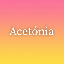 Acetónia