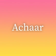 Achaar