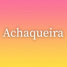 Achaqueira