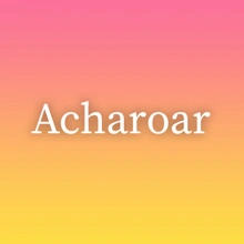 Acharoar