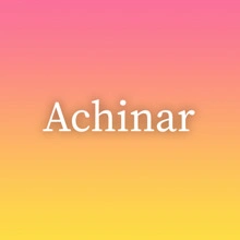 Achinar