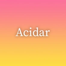 Acidar
