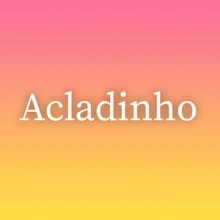 Acladinho