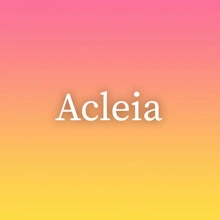 Acleia