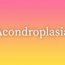 Acondroplasia