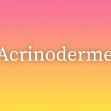 Acrinoderme
