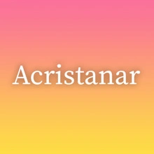 Acristanar