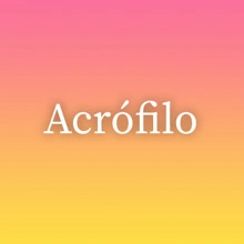Acrófilo
