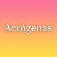 Acrógenas