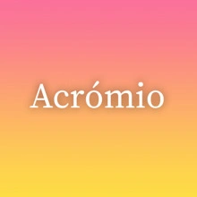 Acrómio