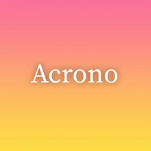 Acrono