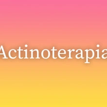 Actinoterapia