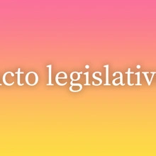 Acto legislativo