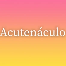 Acutenáculo