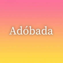 Adóbada