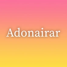 Adonairar