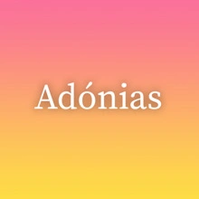 Adónias
