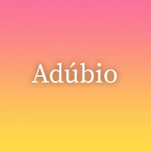 Adúbio