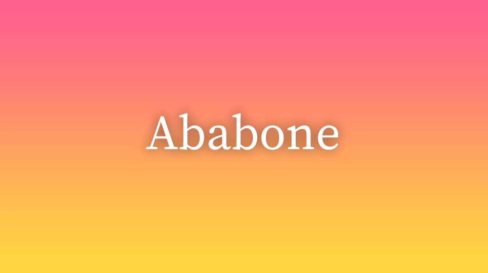 Ababone
