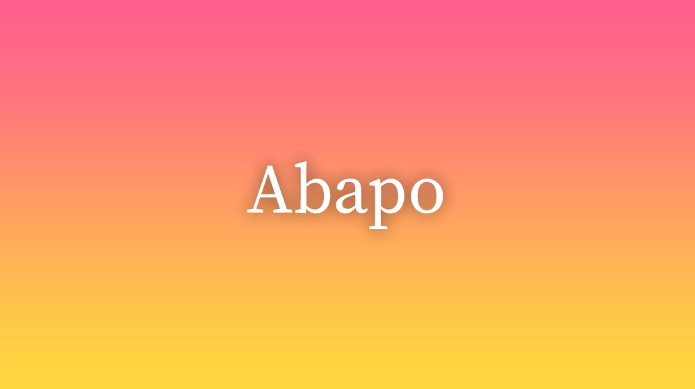 Abapo