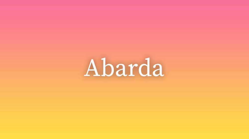 Abarda