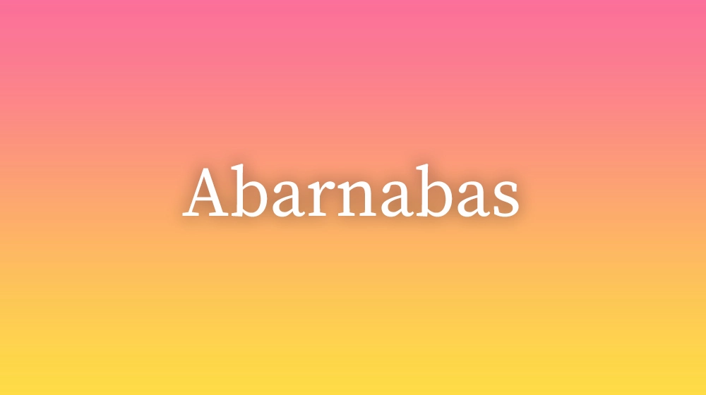 Abarnabas