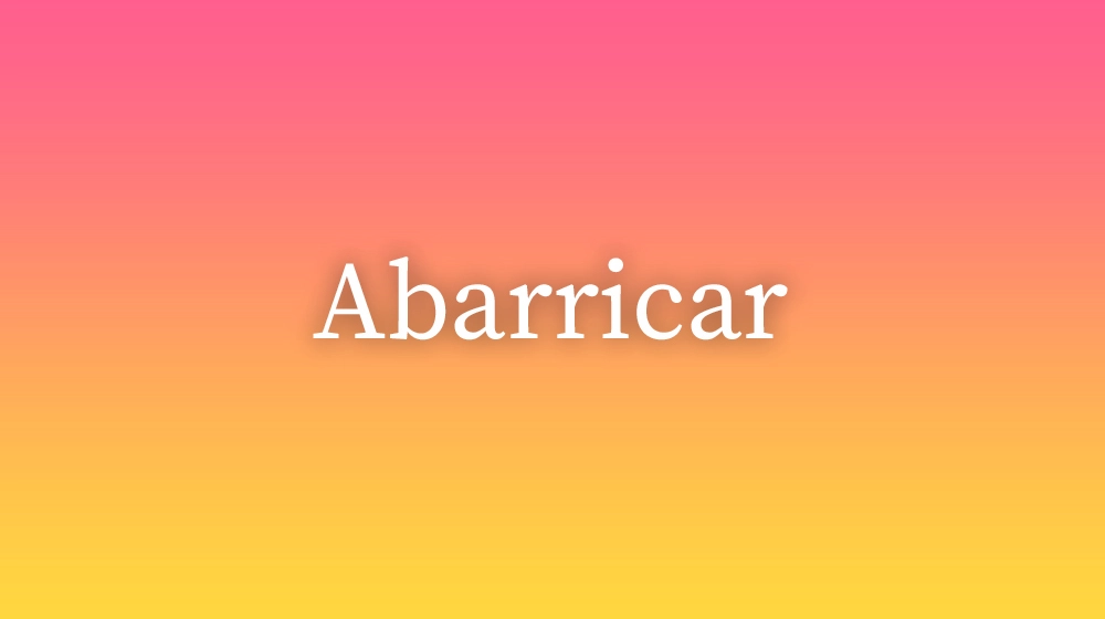 Abarricar
