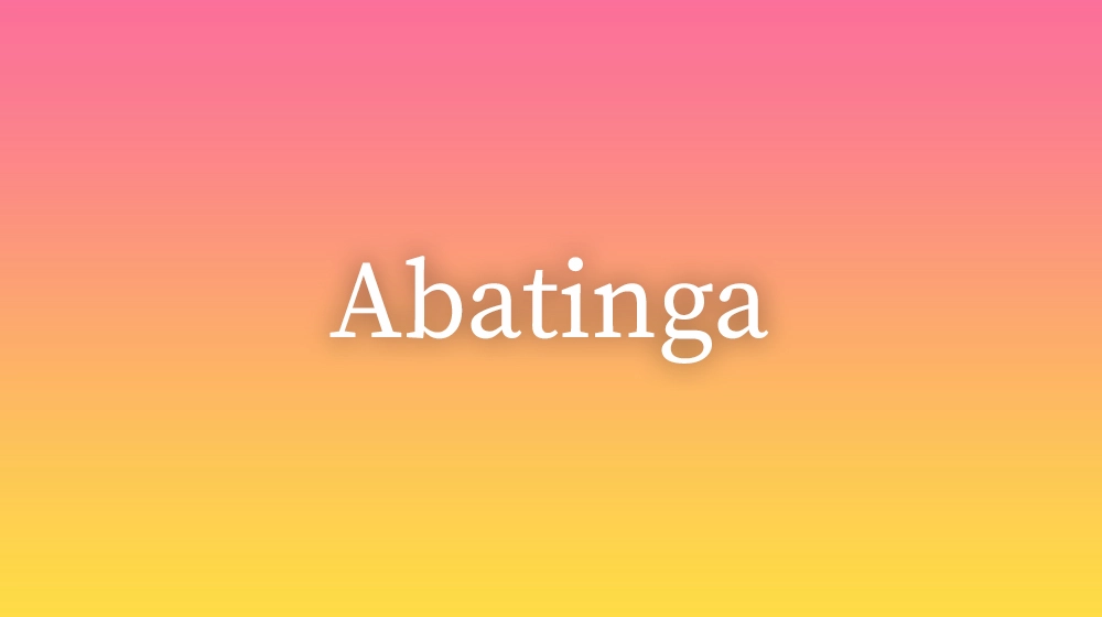 Abatinga