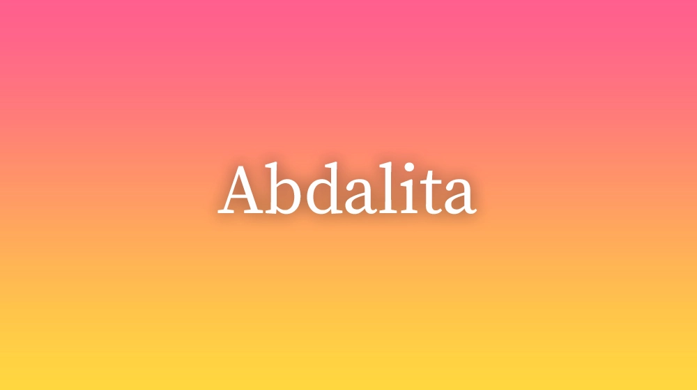 Abdalita